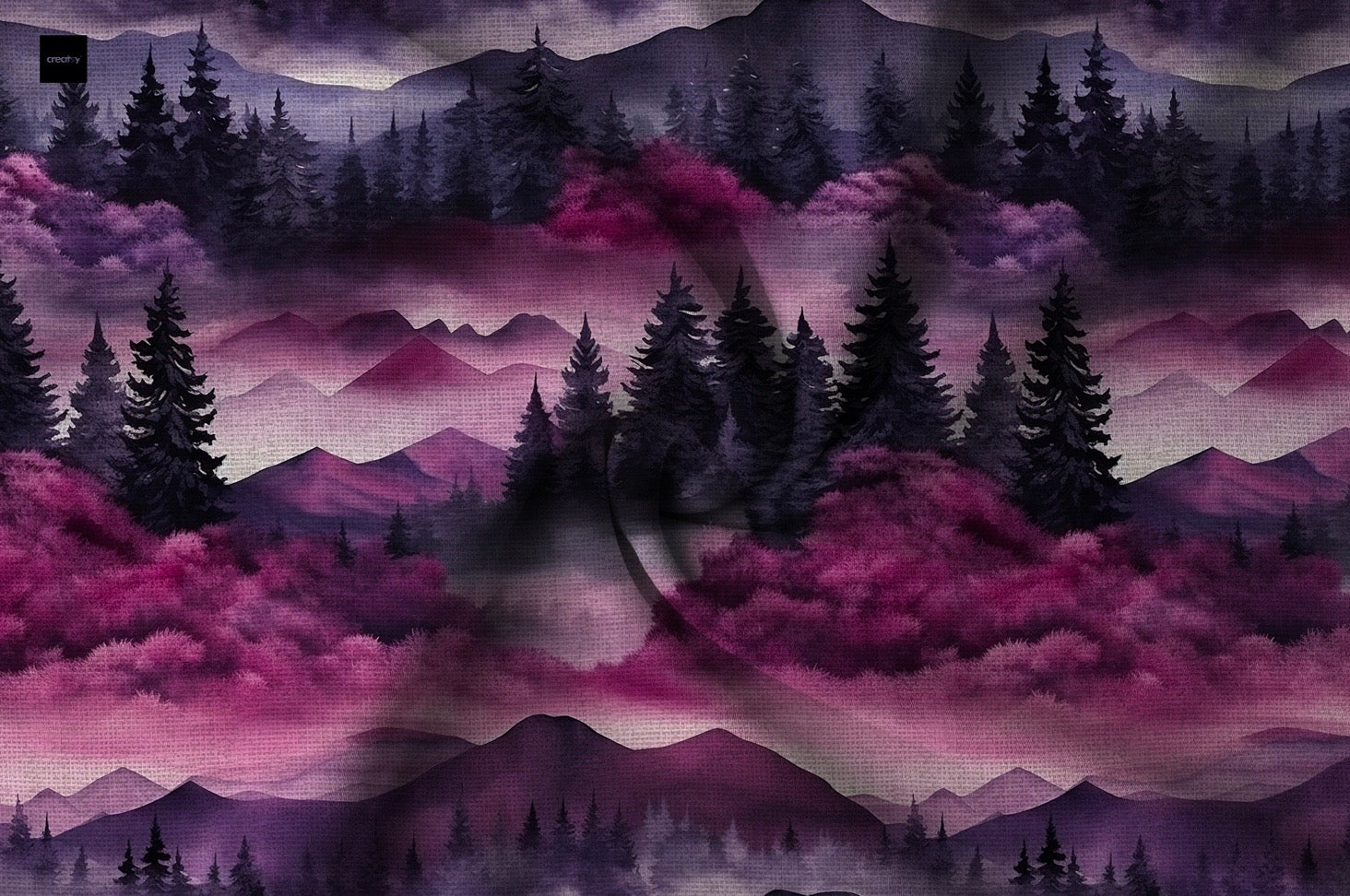 Lila Landschaft Wintervorbestellung